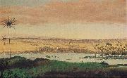 Edward Bailey View of Hilo Bay, oil painting